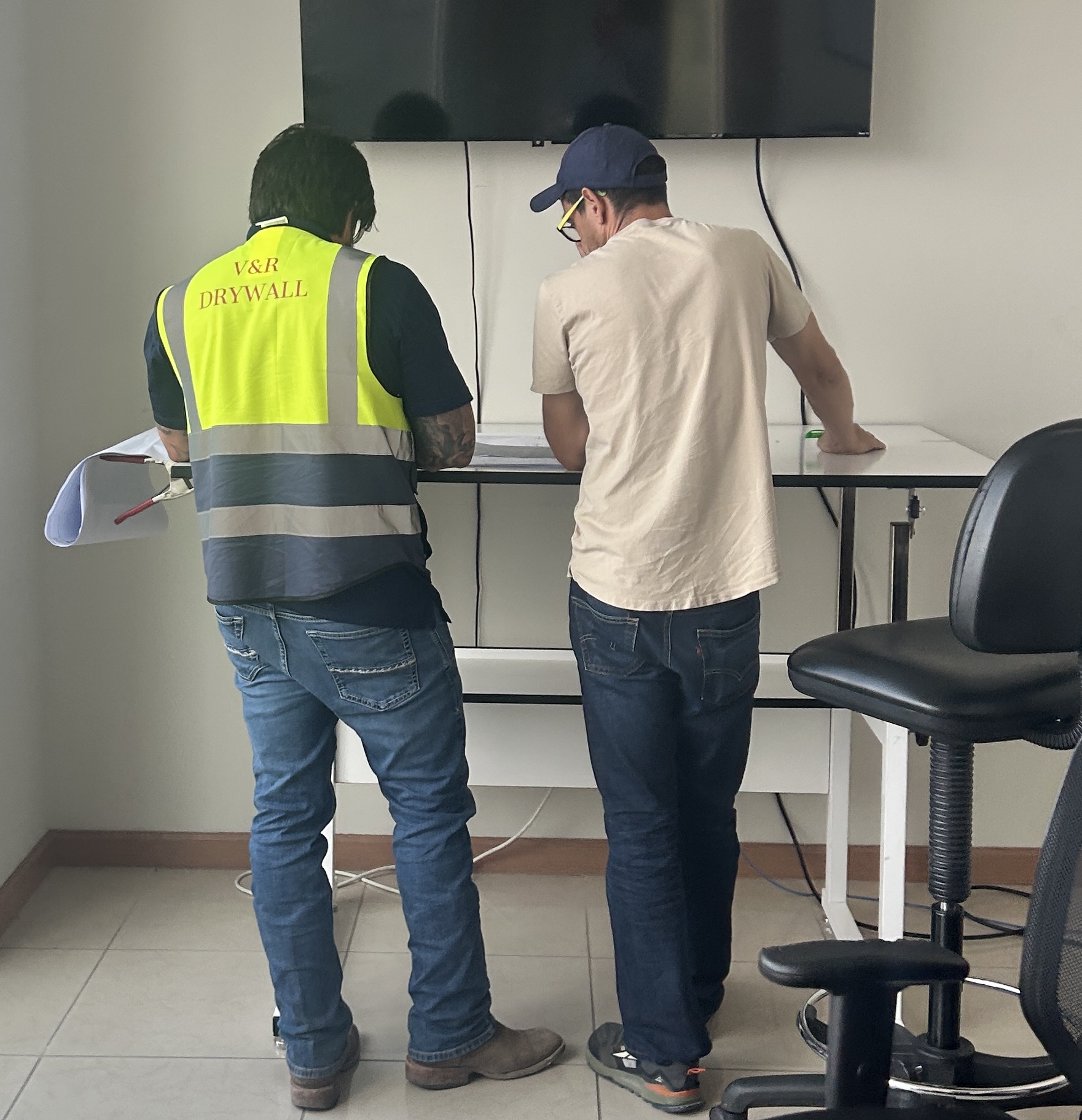 V and R Drywall project photo