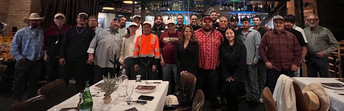 V and R Drywall employees