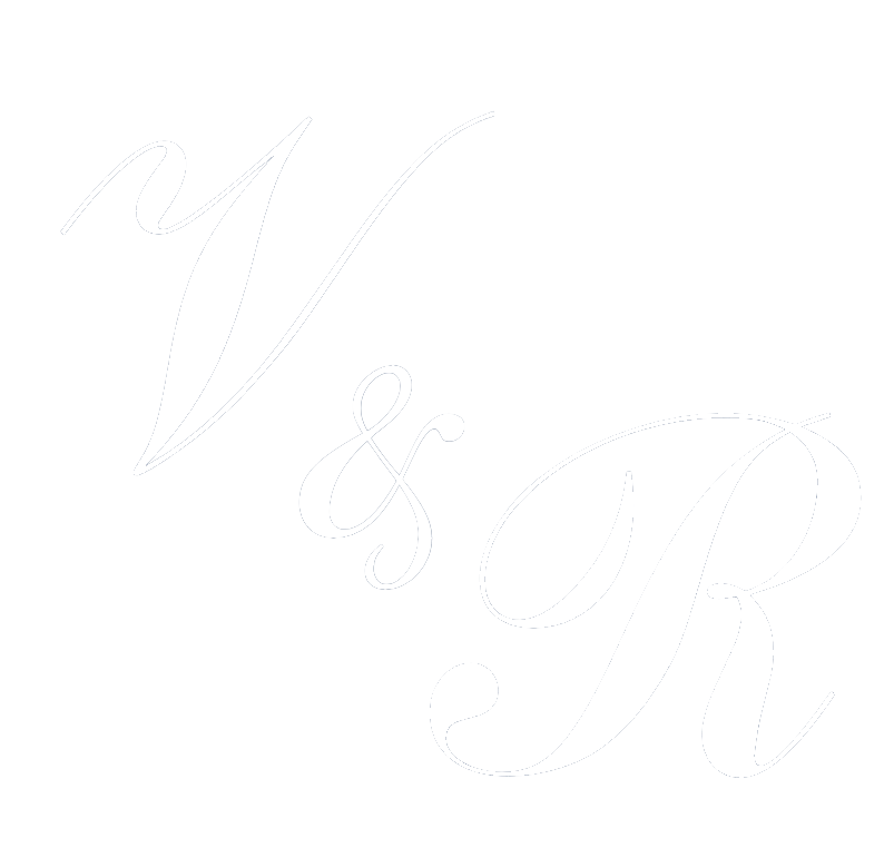 V and R Drywall logo