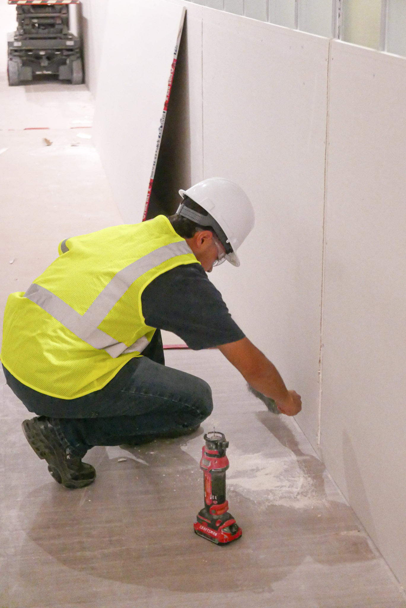Surface preparation work
