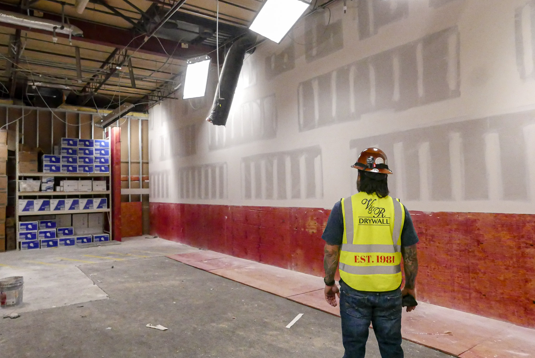 V and R Drywall project photo