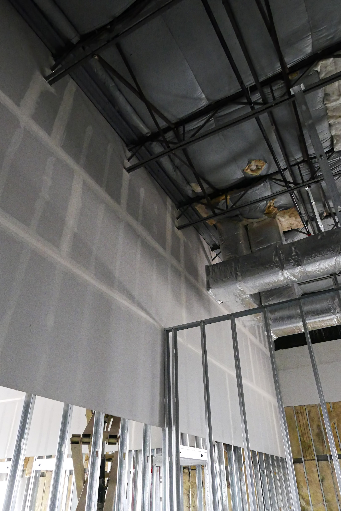 Drywall installation work
