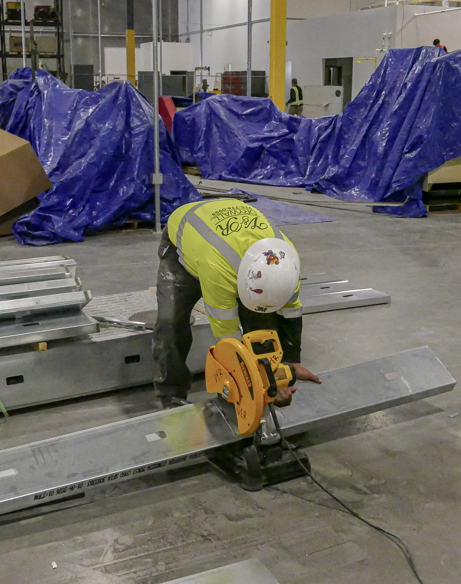 V and R Drywall commercial work in the region