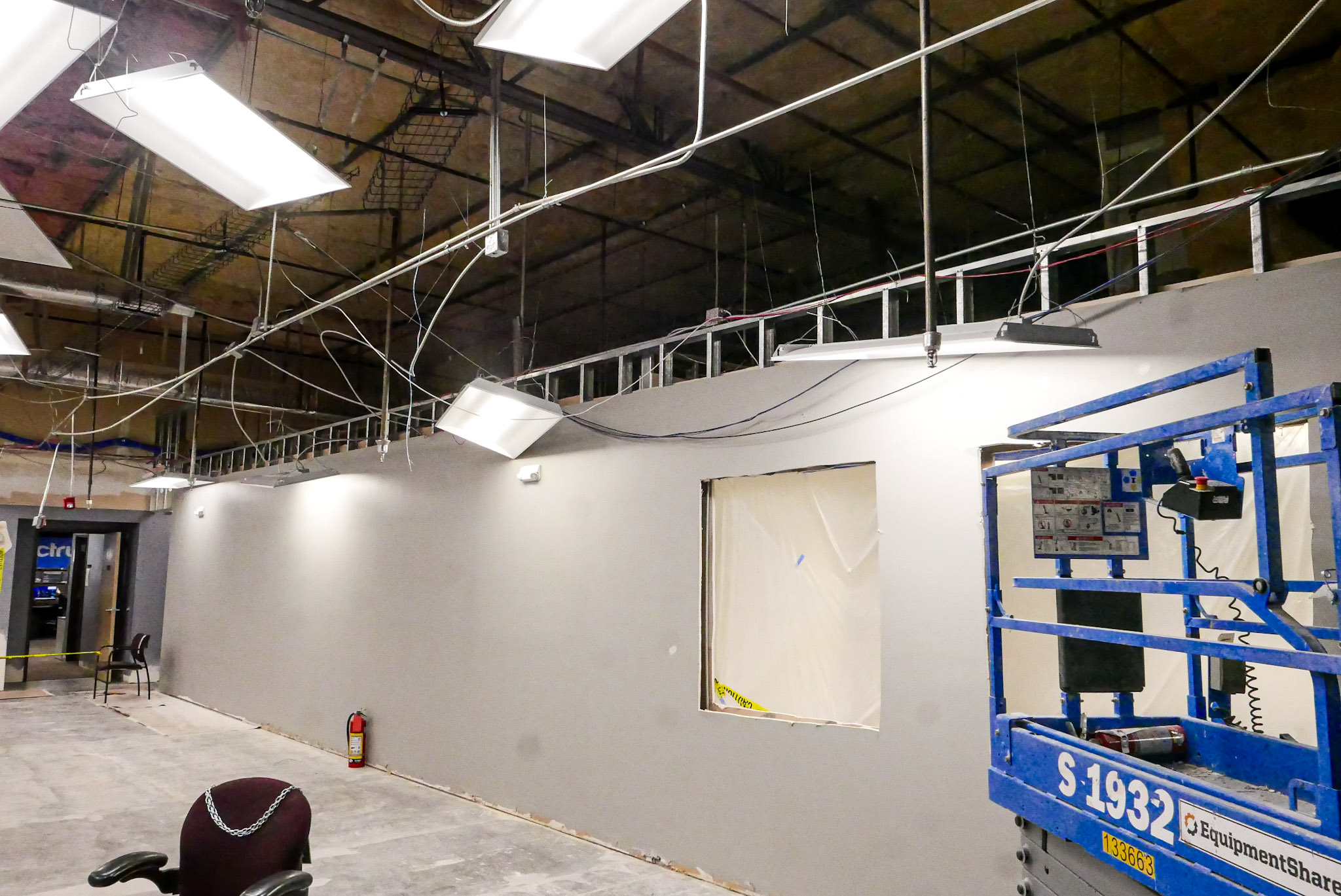 Commercial buildouts and new partitions
