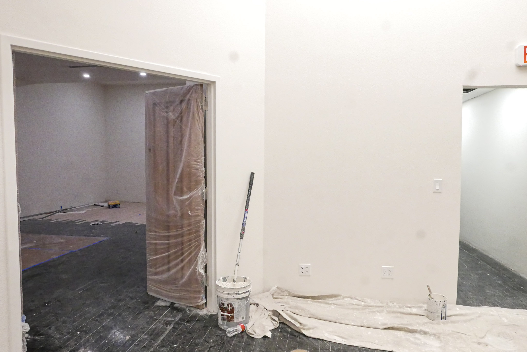Commercial paint stucco and EIFS finish project