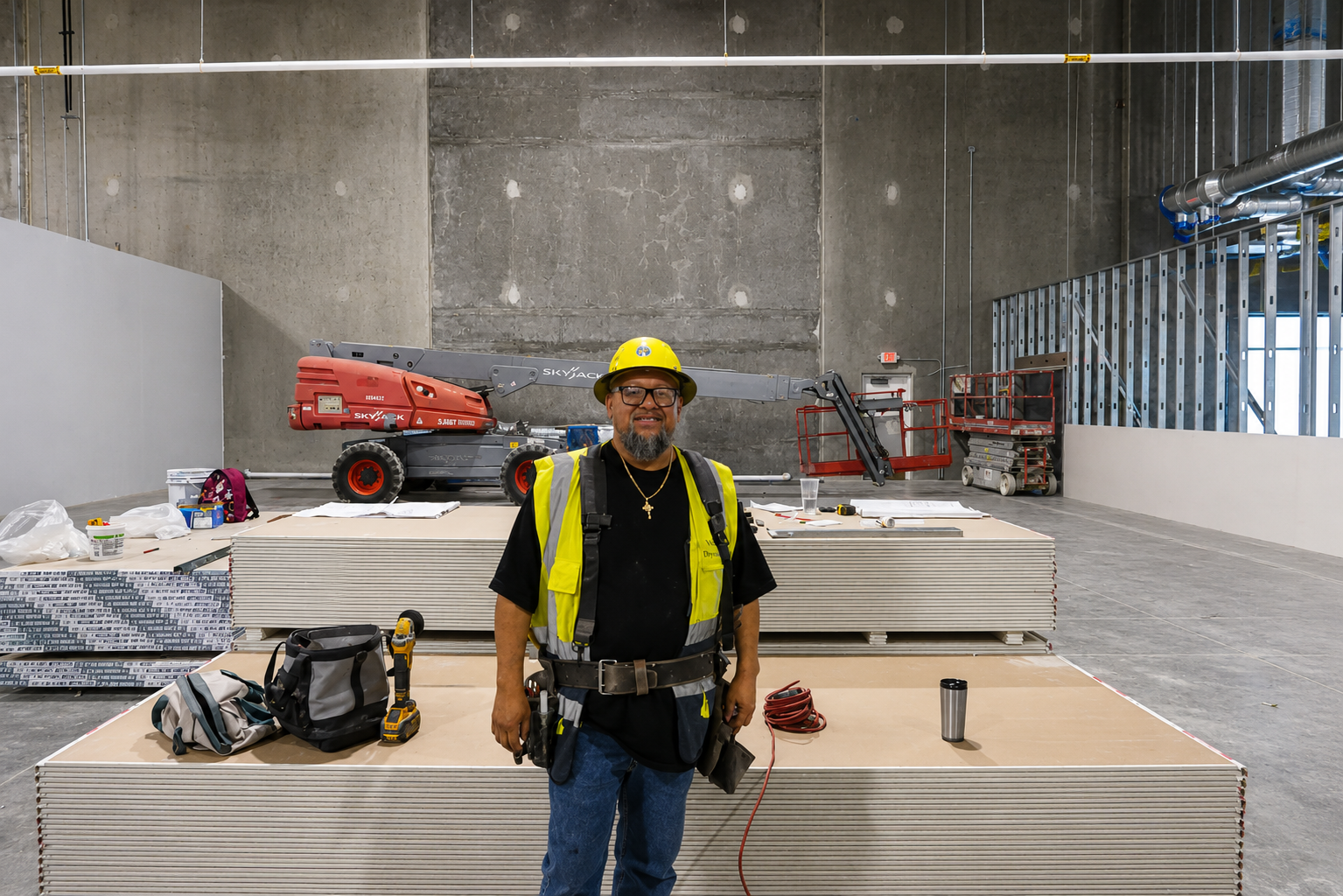 V and R Drywall project photo