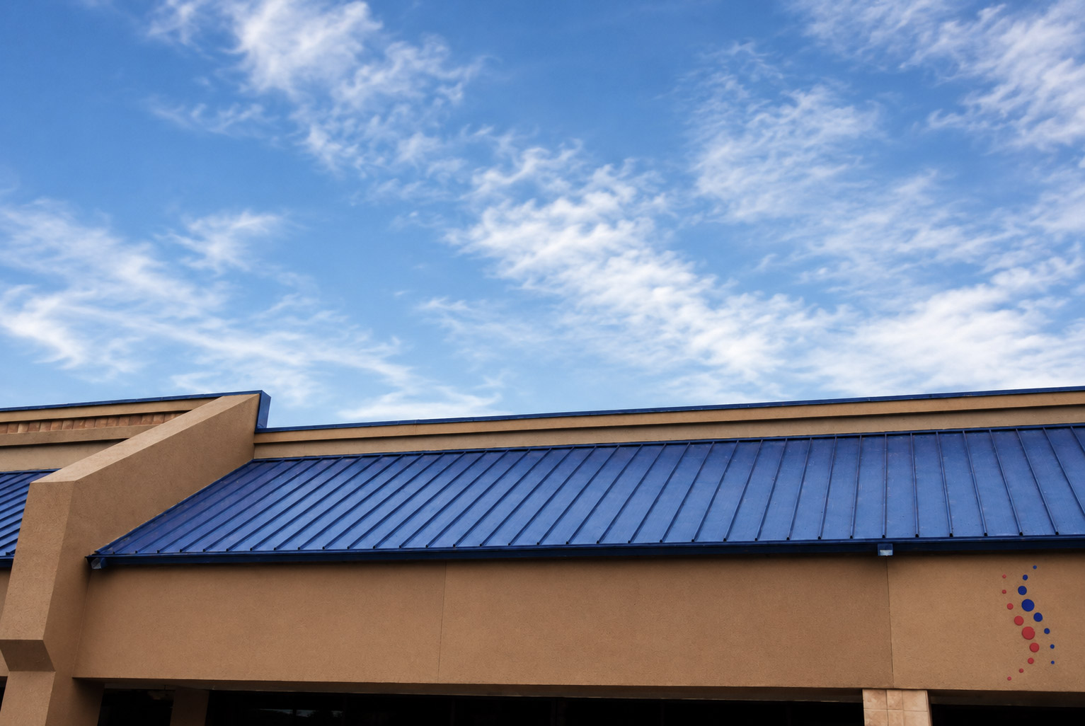 Airway Shopping Center after roof restoration