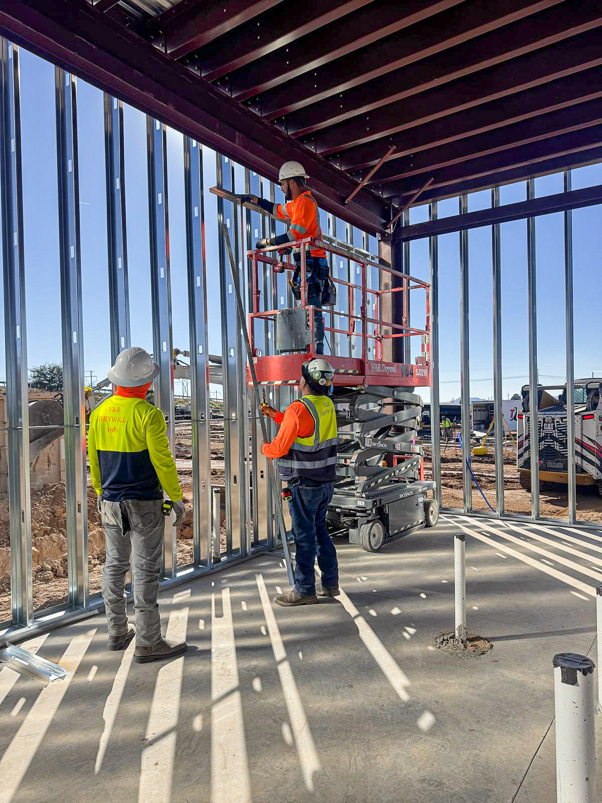 Metal framing and acoustical ceilings